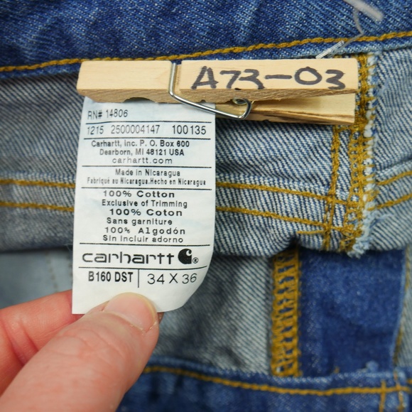 NEW Carhartt B160 Relaxed Fit Straight Leg Jean - Picture 7 of 8